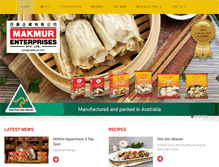 Tablet Screenshot of makmur.com.au